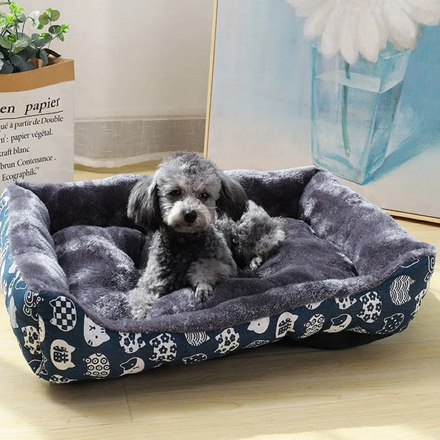 Lit Chien Toile Velours